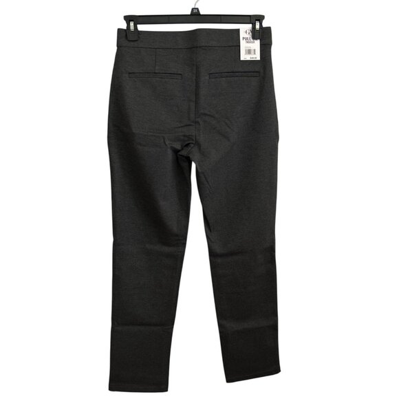 Gloria Vanderbilt Heather Grey Pull-On Trouser Womens Pants Size 8 Professional - Picture 2 of 9